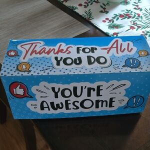 Blue 'You're Awesome' Gift Box